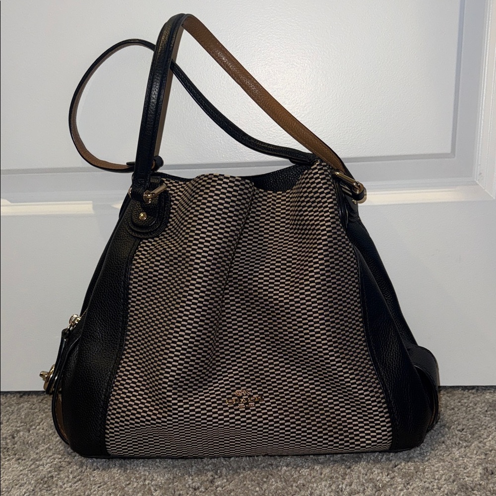 Coach 28895 Legacy Jacquard Leather Bag
